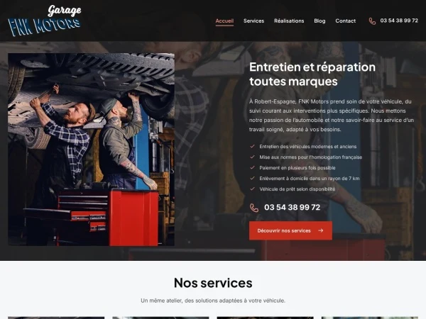 Réalisation SENDIX : FNK Motors