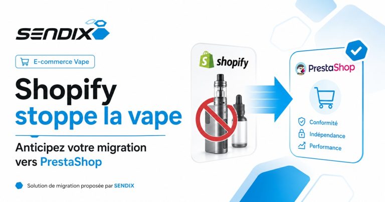 Shopify interdit les produits de vapotage : pourquoi anticiper dès maintenant une migration vers PrestaShop ?